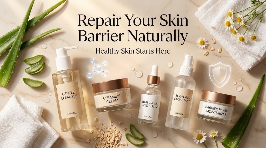 How to Repair Your Skin Barrier Naturally: Complete Guide for Healthy Skin (2026)