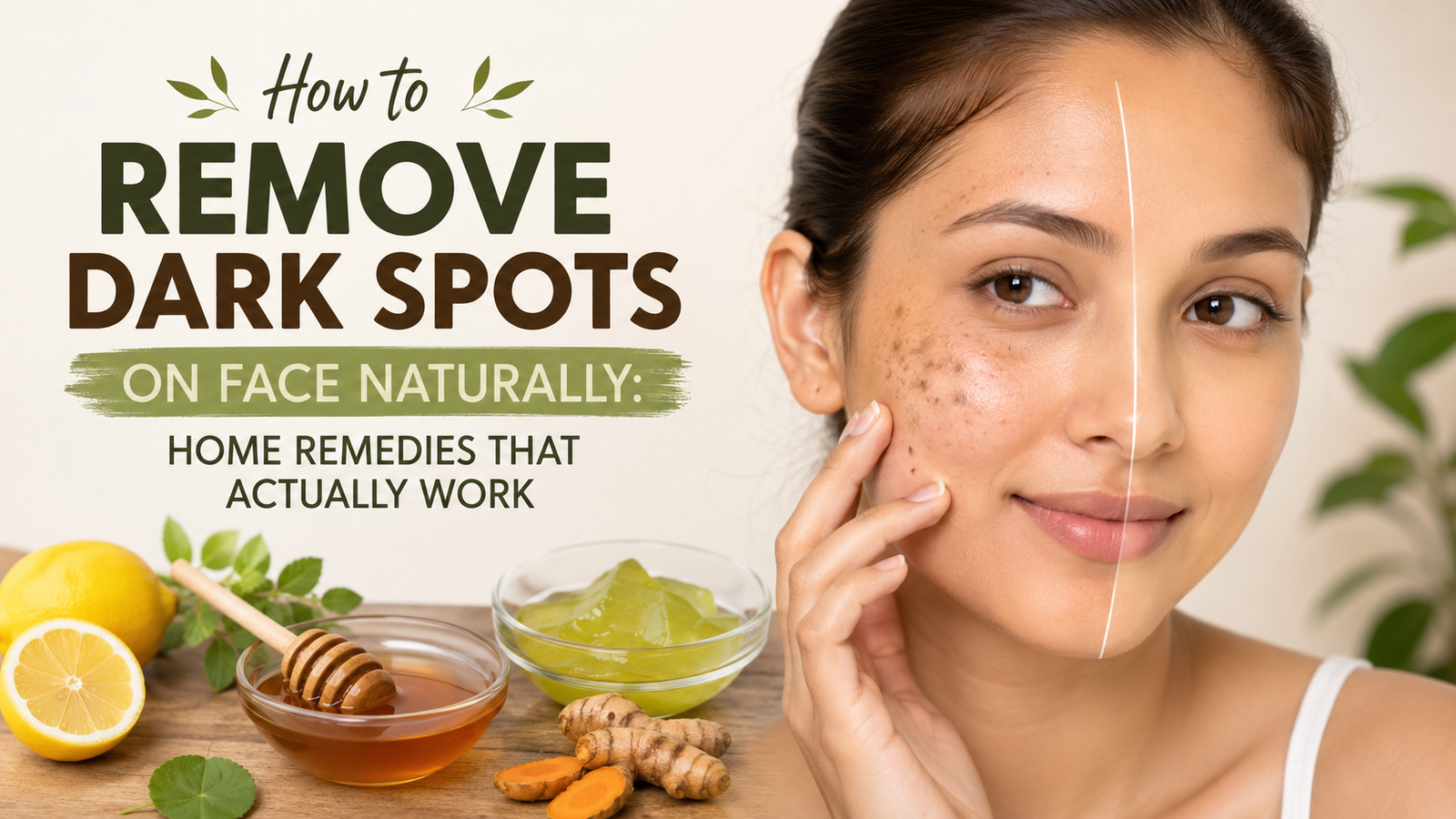 How to Remove Dark Spots on Face Naturally: Home Remedies That Actually Work