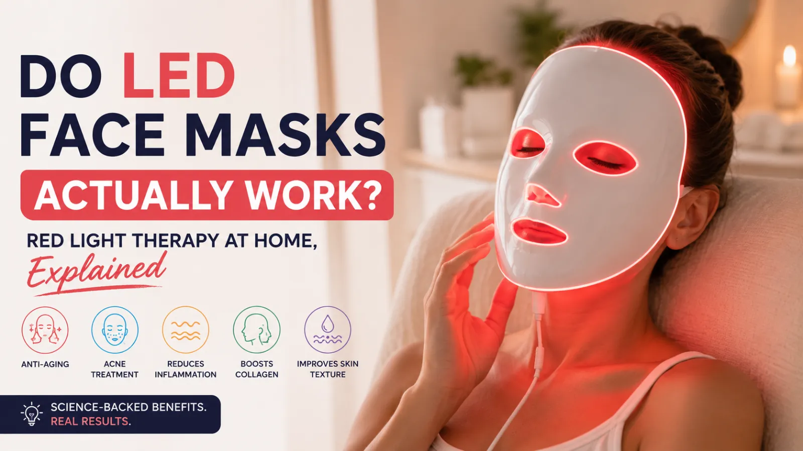 Do LED Face Masks Actually Work? Red Light Therapy at Home Explained
