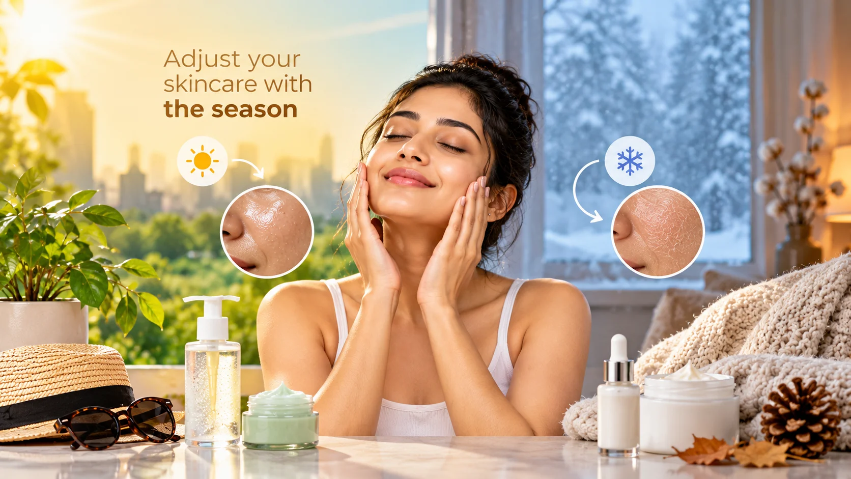 Seasonal skincare tips for healthy