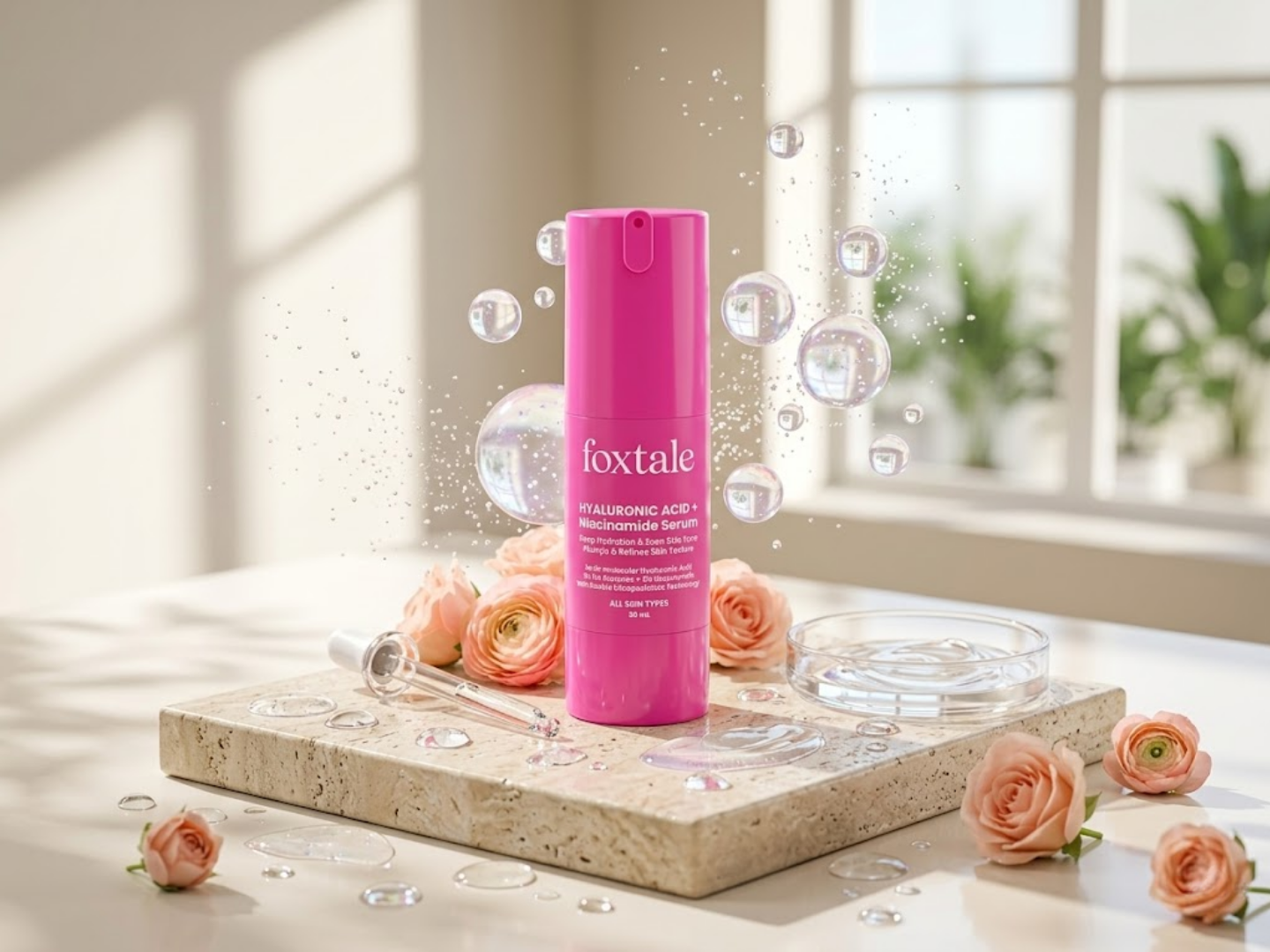 Foxtale Hyaluronic Acid + Niacinamide Serum