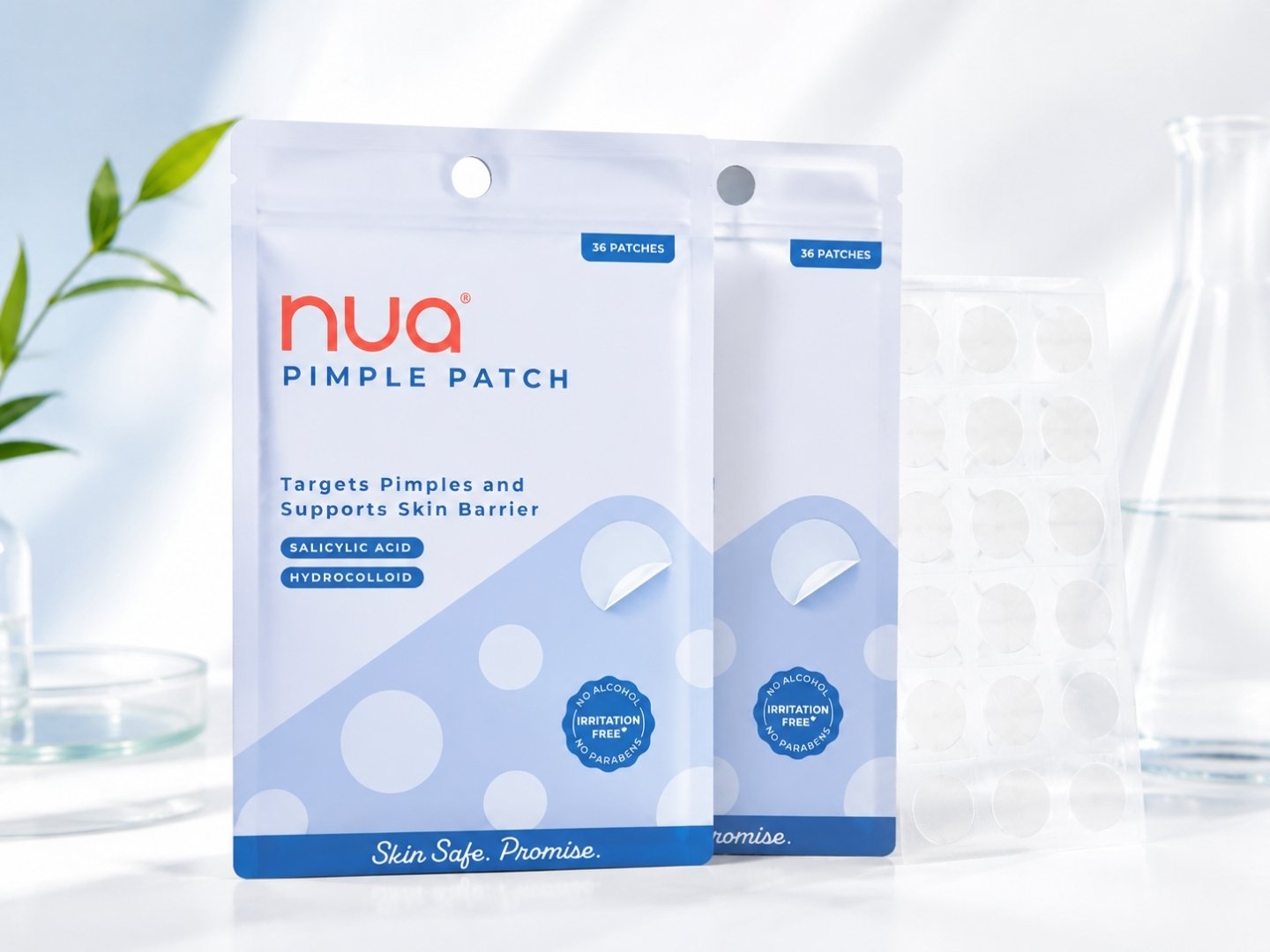 Nua Pimple Patch (Hydrocolloid + Salicylic Acid)