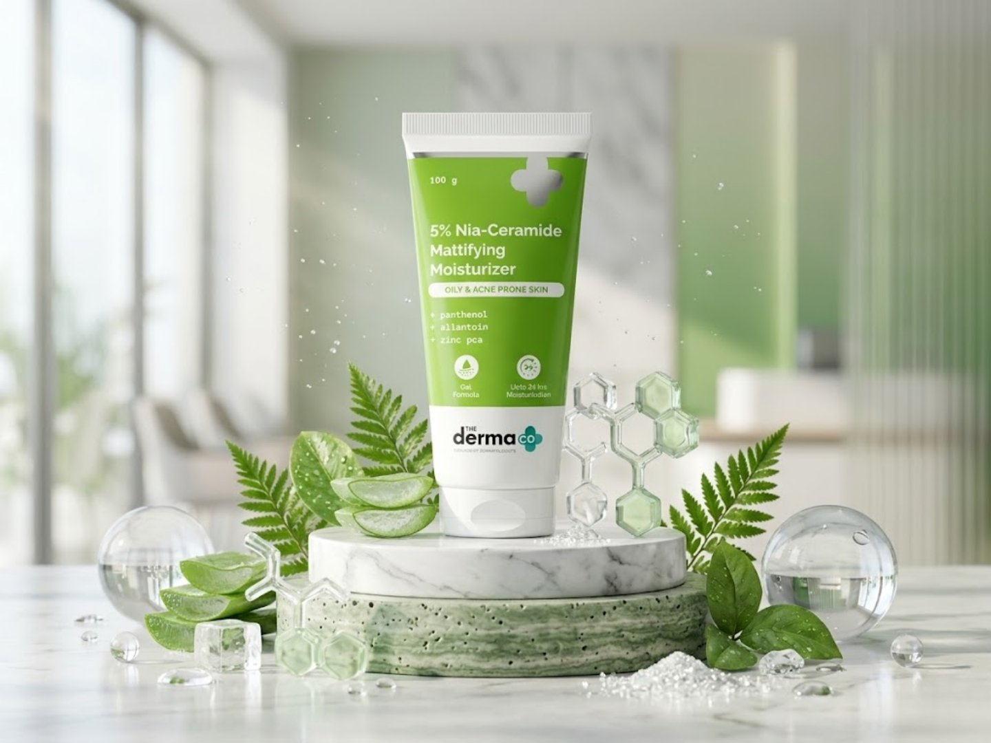 The Derma Co 5% Nia-Ceramide Mattifying Moisturizer