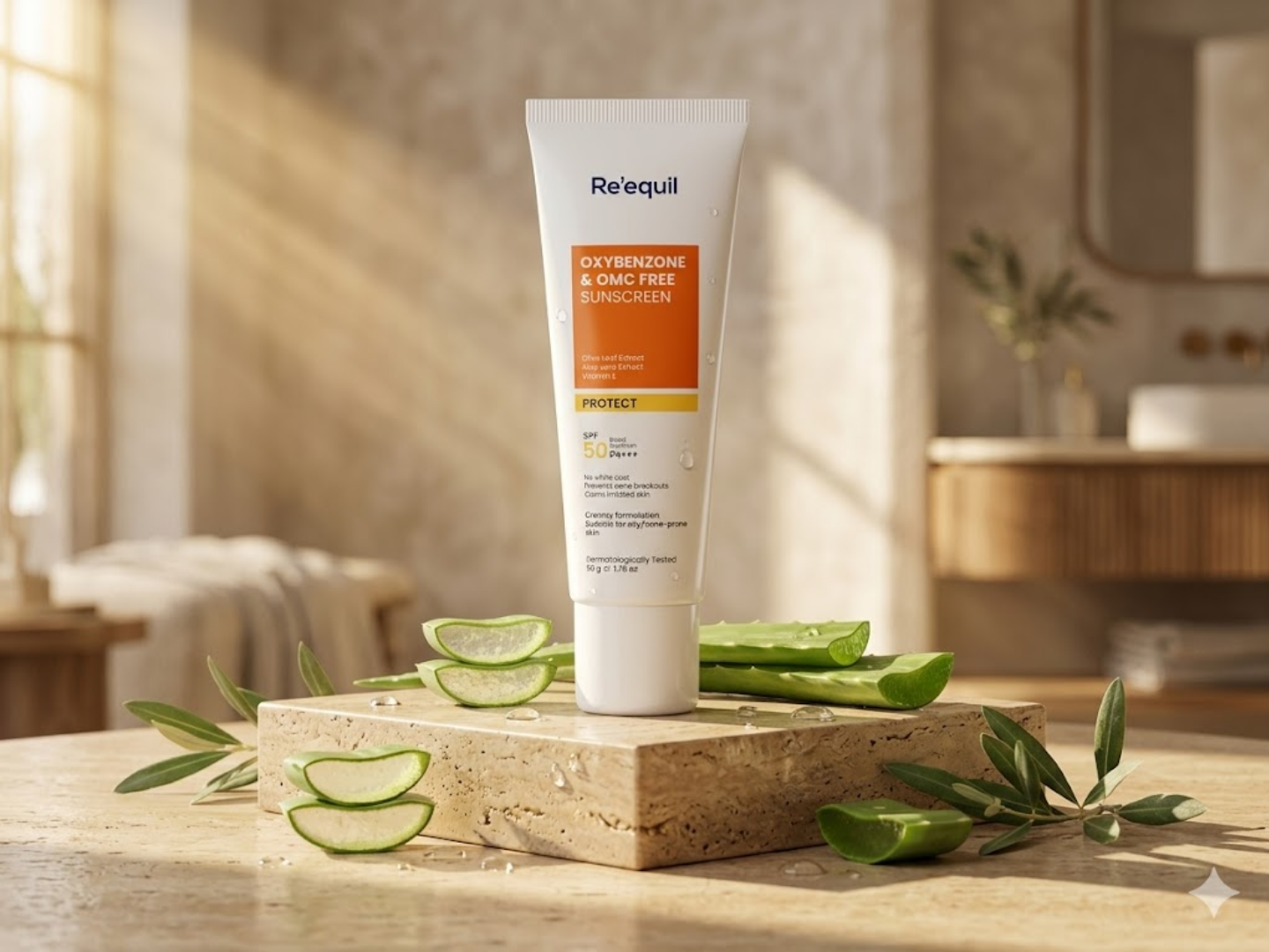 Re'equil Oxybenzone & OMC Free Sunscreen SPF 50