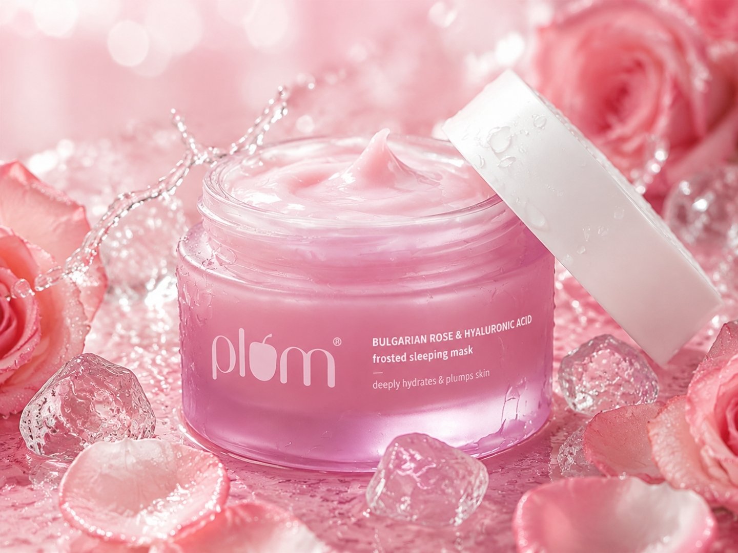 Plum Bulgarian Rose & HA Frosted Sleeping Mask (50g)