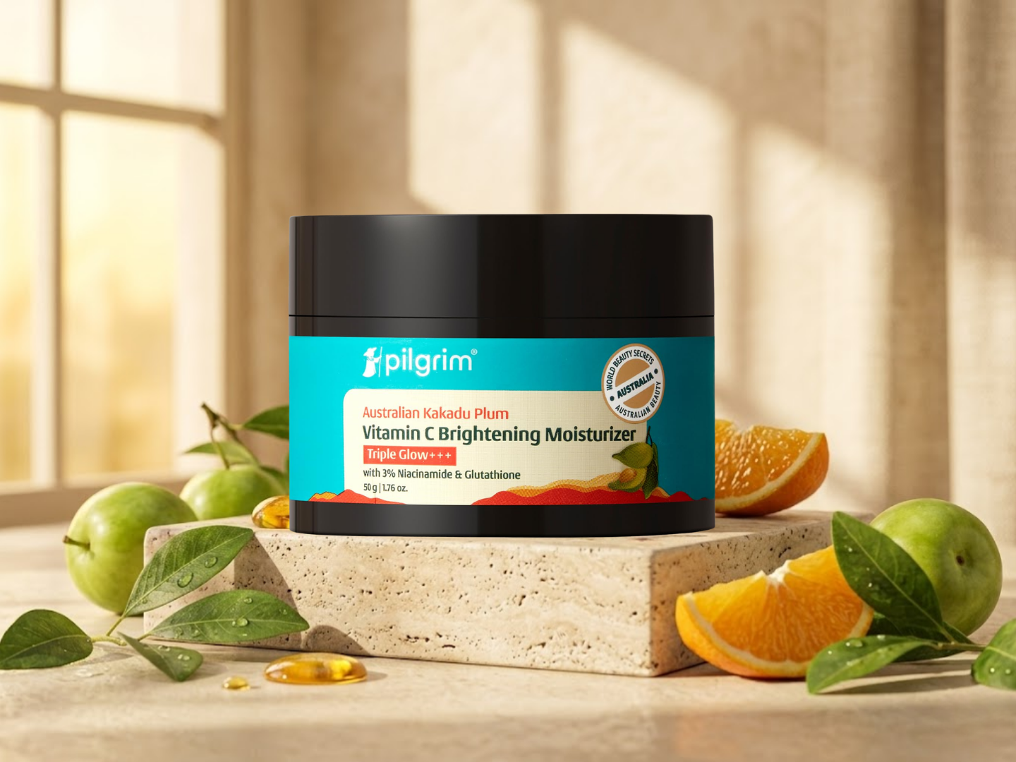 Pilgrim Vitamin C + Niacinamide Moisturizer