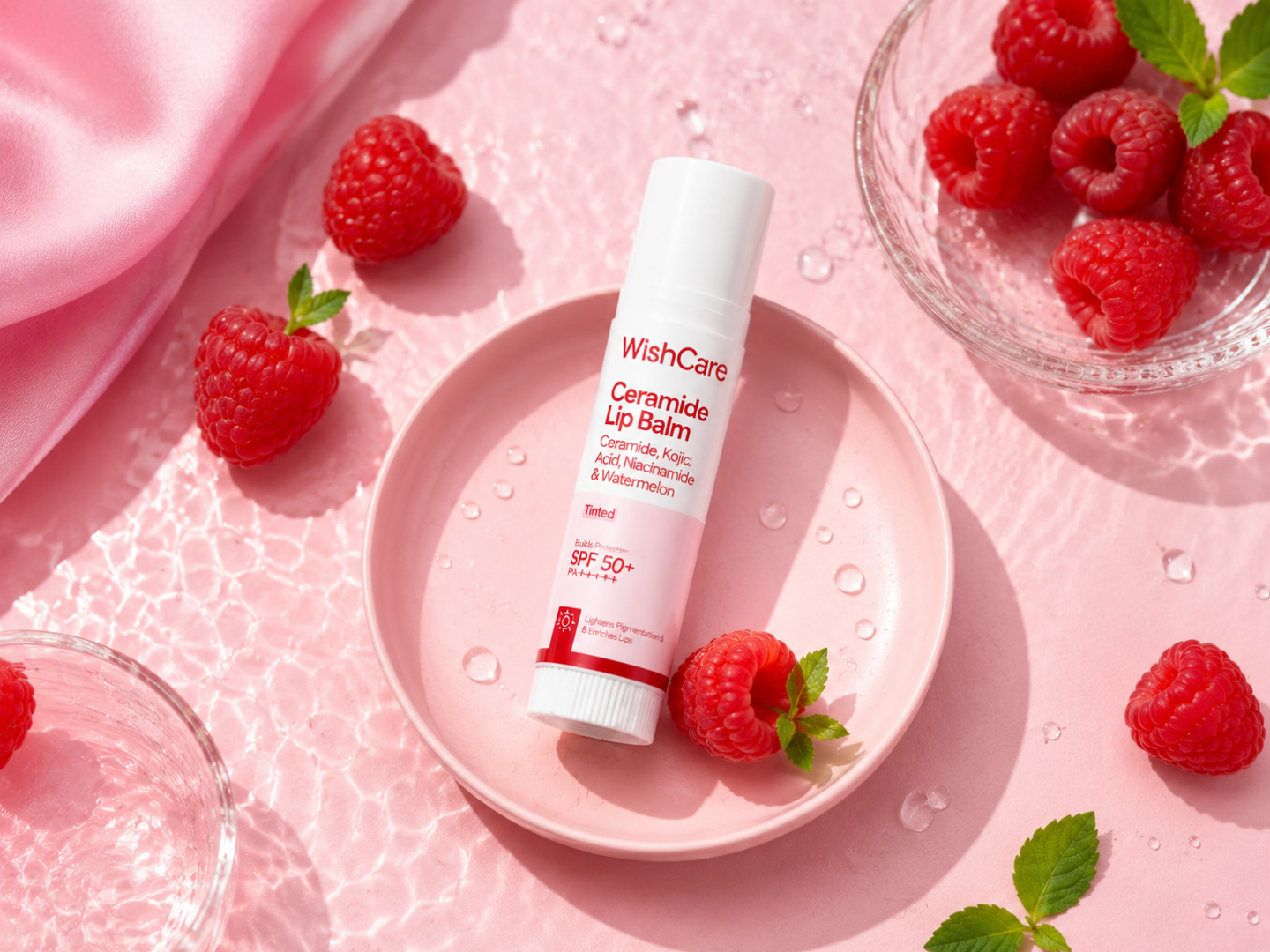 WishCare Tinted Lip Balm SPF50 PA+++ (5g)