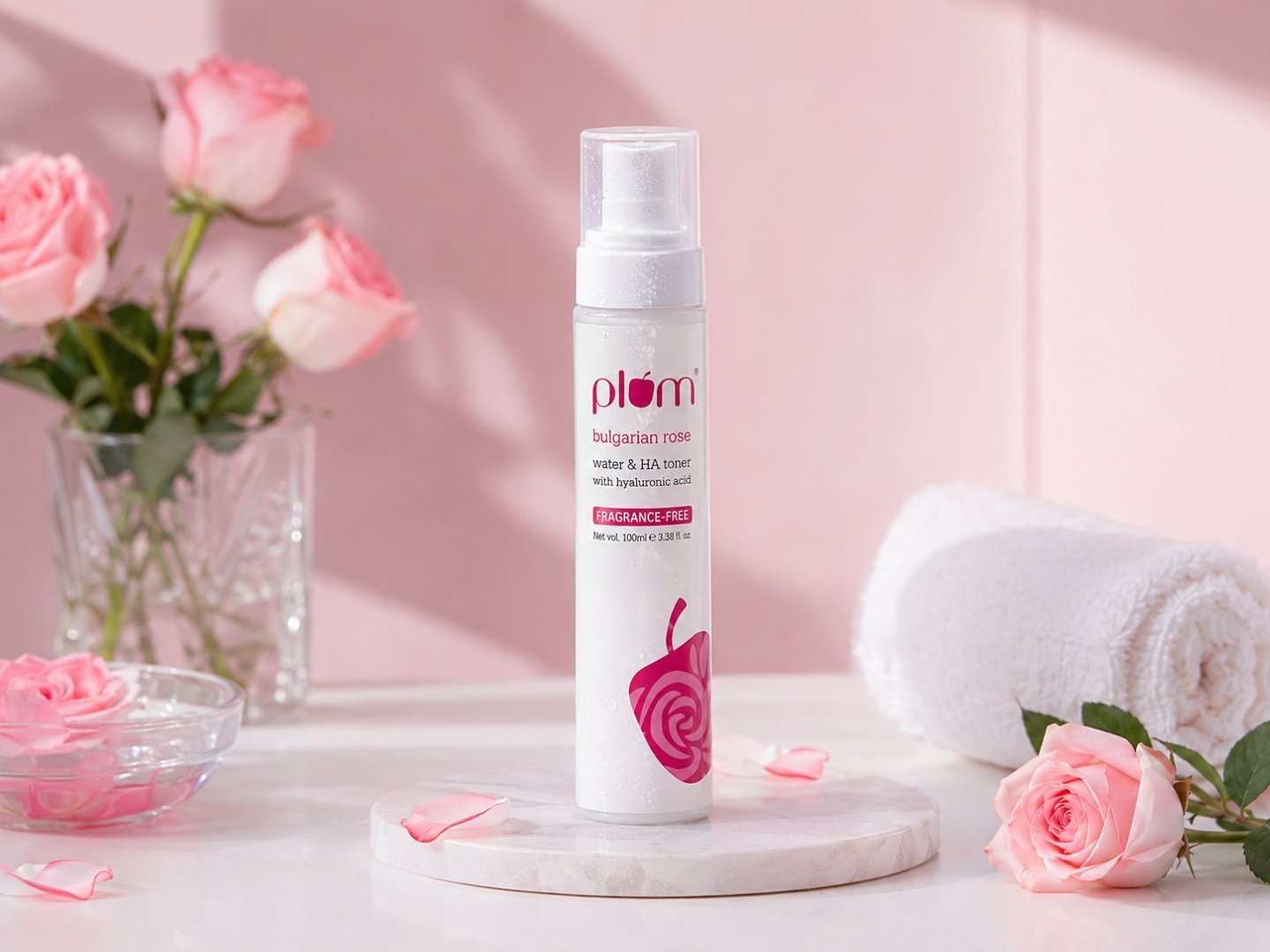 Plum Bulgarian Valley Rose Water & Hyaluronic Acid Hydrating Toner(100ml)