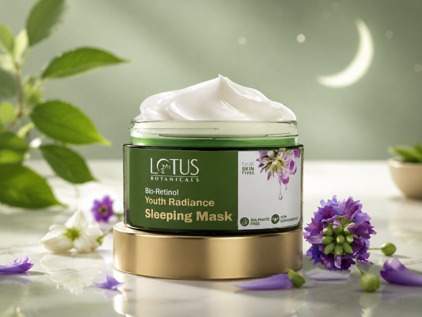 Lotus Botanicals Bio-Retinol Youth Radiance Sleeping Mask (50g)