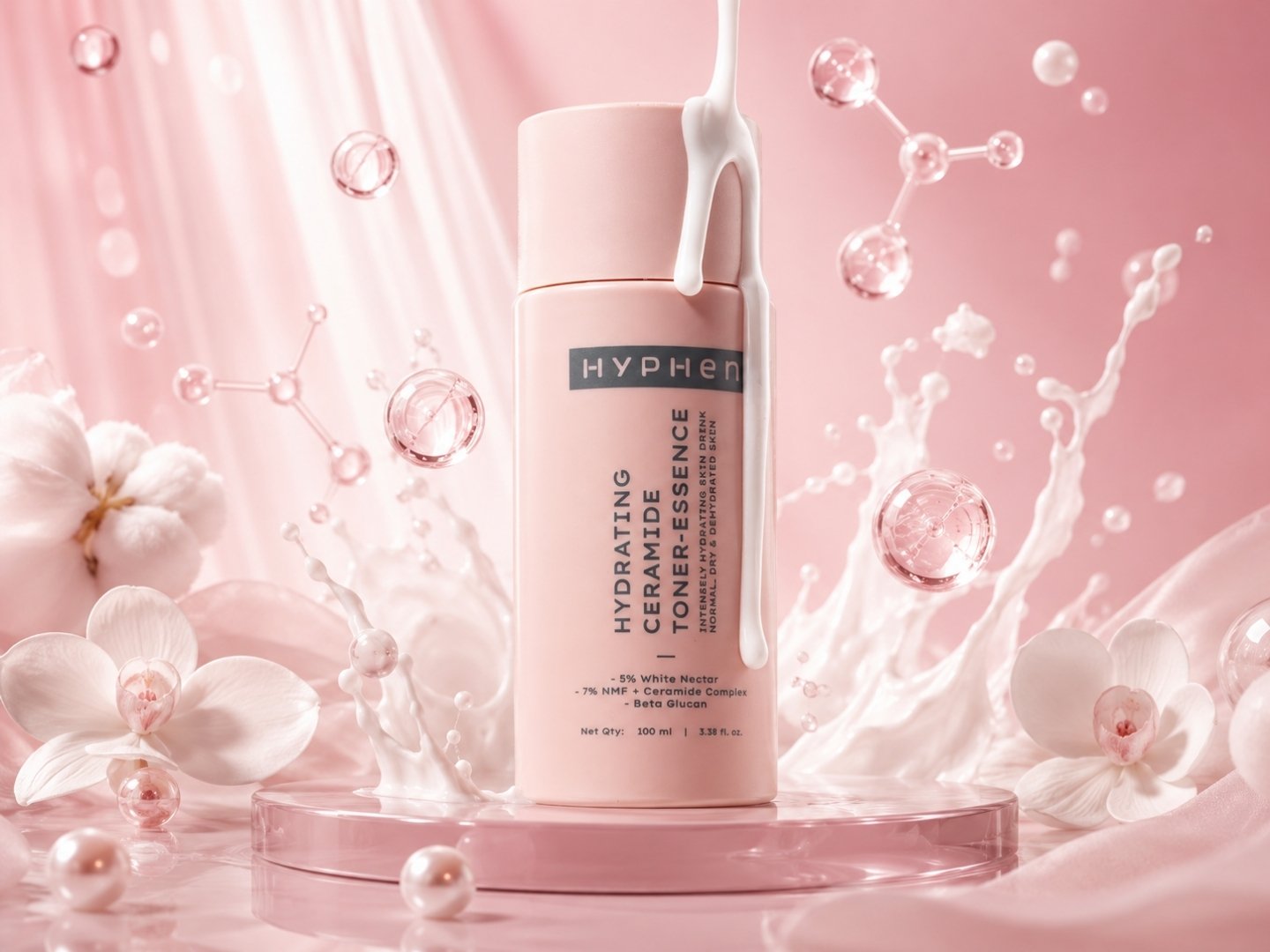 HYPHEN 7% Ceramides-NMF Milky Face Toner Essence (100ml)