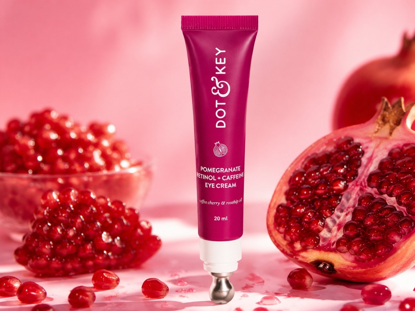 Pomegranate + Retinol Eye Cream for Dark Circles (20ml)