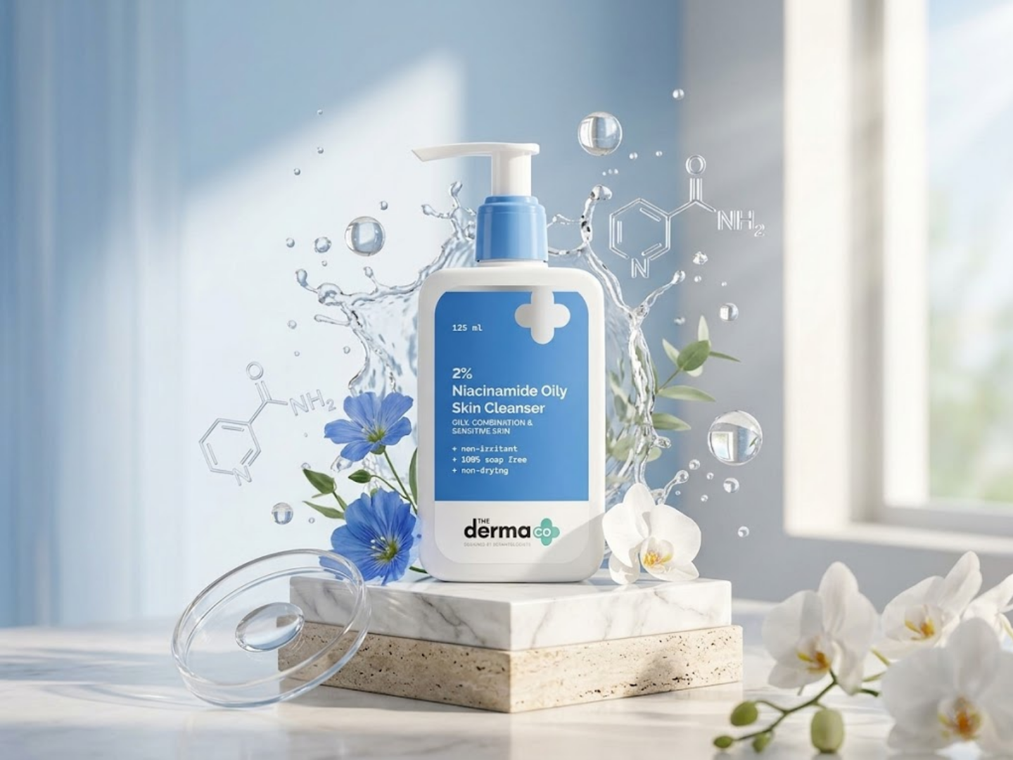 The Derma Co 2% Niacinamide Oily Skin Cleanser