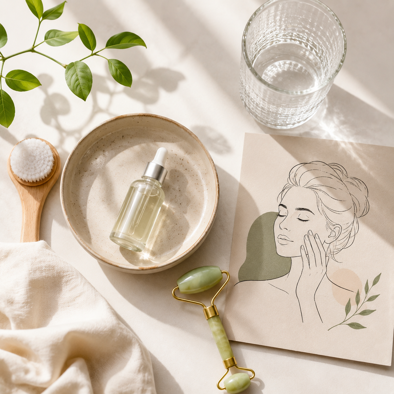 What is the ideal routine order for normal skin?